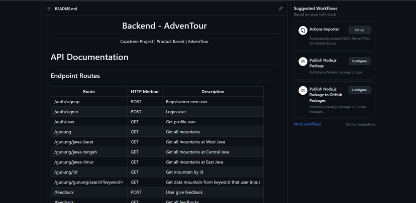 AdvenTour API
